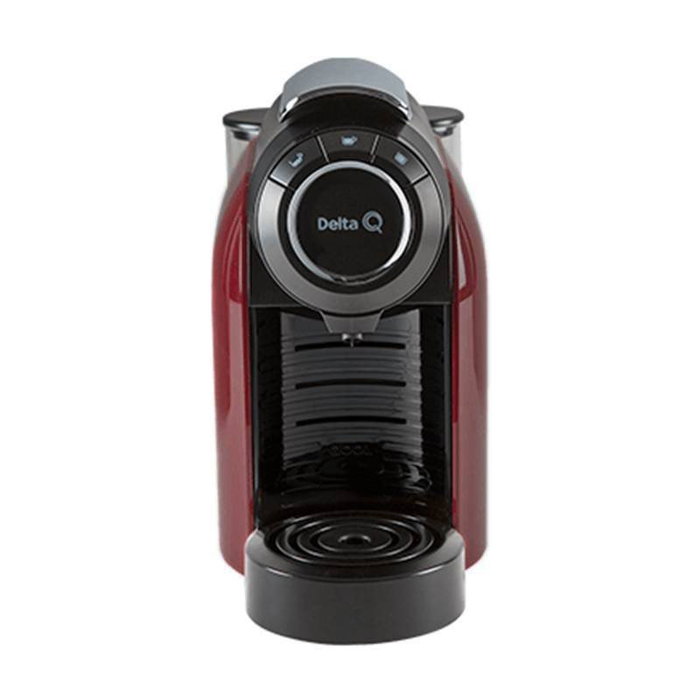 Delta Qool Evolution Cafetera de Cápsulas Roja